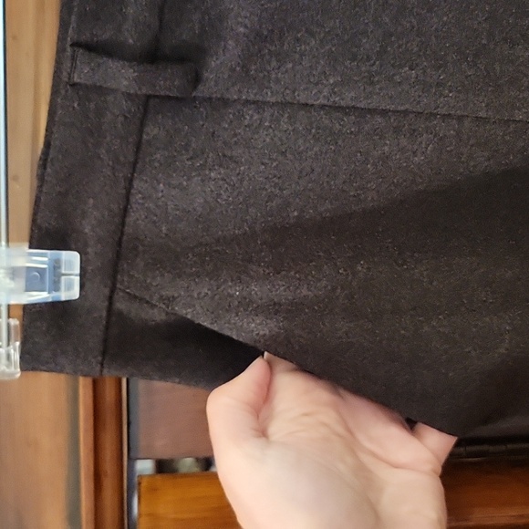 Vintage Giorgio's of Palm Beach Black & Wine Virgin Wool Blend Career Pants - 10 - Picture 4 of 12